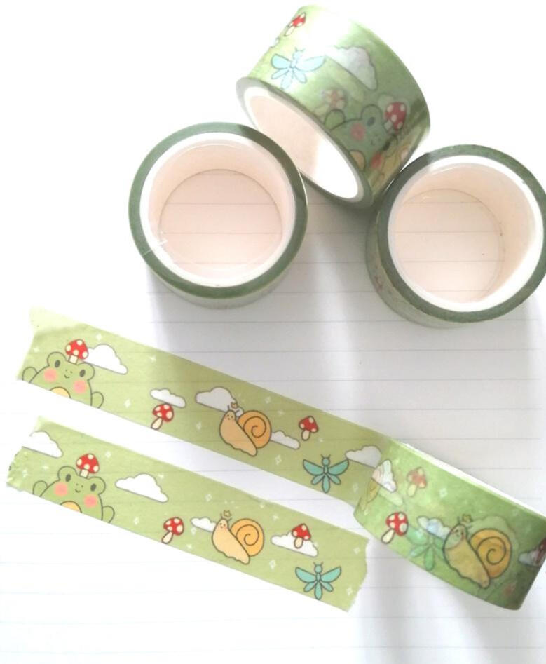 Washi - Froggy garden